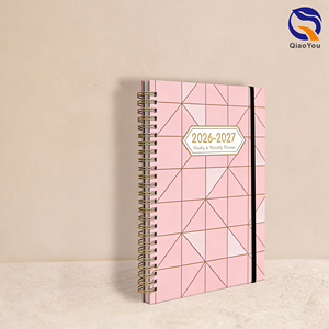 Cuadernos Promocionales al por Mayor con Tapa Dura, Impresión a Color, Encuadernación Espiral con Anillas y Correa Elástica - Product Image 3