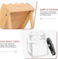 Organisateur d'épices pour tiroir de cuisine, étagère d'angle extensible à 3 niveaux pour comptoir, support à épices en bambou avec 12 bocaux
