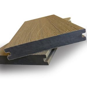 Tarima <span class=keywords><strong>de</strong></span> Exterior Impermeable Ecológica <span class=keywords><strong>de</strong></span> WPC con Relieve 3D y Sistema <span class=keywords><strong>de</strong></span> Enclavamiento por Coextrusión - Product Image 4