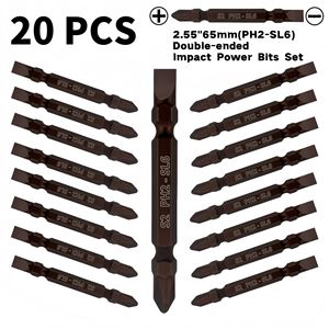 Guest Quality Screwdriver Bits PH2 SL6 S2 6mm Black Oxide For Home Industrial Use - Product Image 2