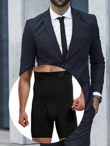 Moldeador de barriga para hombre, ropa interior moldeadora de cintura alta, pantalones cortos adelgazantes, <span class=keywords><strong>faja</strong></span> para el vientre, bóxer, gran oferta - Product Image 5