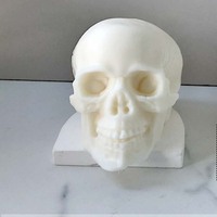 Neuheit Benutzer definierte Halloween Oster ferien Bars Coole menschliche Form Kerze Gothic Duft kerzen für Partys