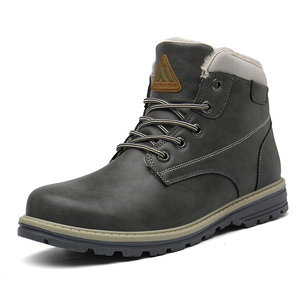 Botas de Nieve Unisex <span class=keywords><strong>Mishansha</strong></span> para Invierno, Cálidas, Impermeables, Antideslizantes, de Cuero Nubuck, con Entresuela de EVA y Forro de Piel - Product Image 2