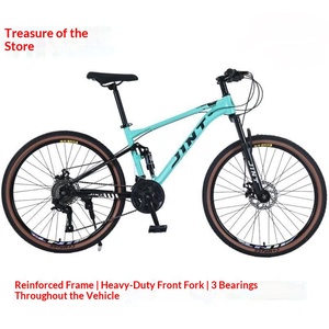 Bicicletta da Montagna Cross-Border Downhill Soft-Tail per Uomo e Donna, Doppio Ammortizzatore, Fuoristrada, Cambio a Velocità Variabile, Freni a Disco Doppi, 26 Pollici - Product Image 4