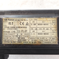 A06B-0866-B380 # Moteur de broche AC 3000 A0.5 pour pièces PLC FANUC