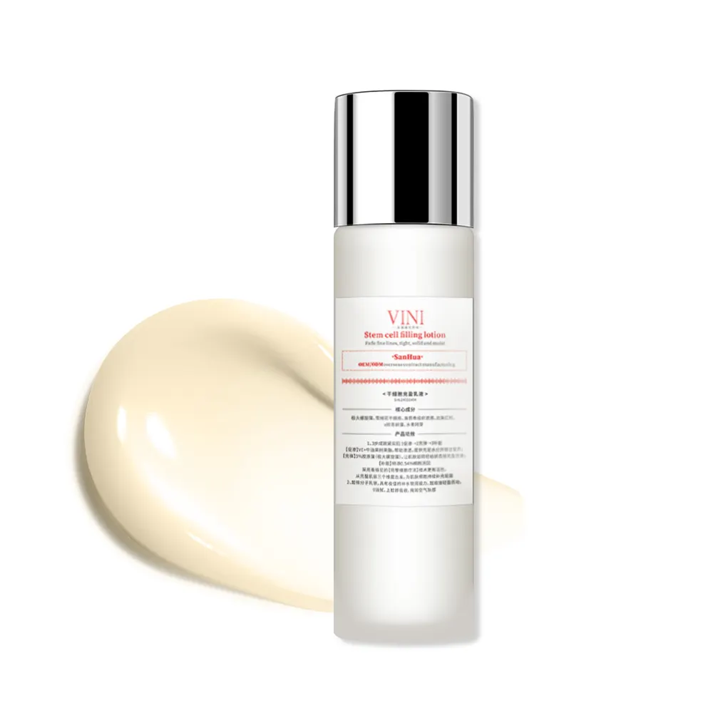 Gemaakt In Frankrijk Lifting Anti-Rimpel Edelweiss Stamcel Gezichtsvulling Lotion Ve Avocado Boter Collageen Lotion