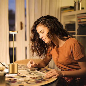 Portable Modern Aluminium Led Dimmable Restaurant Cordless Table Lamp With Usb Rechargeable Battery for Hotel Bar Dinning Room - Product Image 4