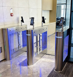 Controllo Accessi Biometrico Facciale RS232 RS485, Barriera Girevole Anti-Infiltrazione ad Alta Sicurezza - Product Image 1