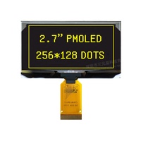 2,7 monocromo 256*128 módulo LCD SSD1363 controlador Spi I2c interfaz 256X128 pantalla OLED