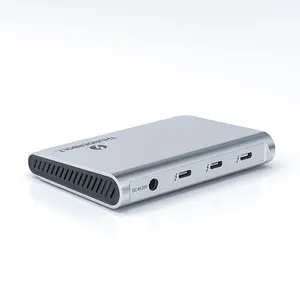 Estación de acoplamiento de pantalla dual Thunderbolt 4 DE 40Gbps con entrega de potencia de 90W