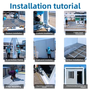 Văn phòng di động lắp ghép hiện đại 2 phòng với tường kính, làm bằng thép, dùng làm không gian làm việc hoặc khách sạn - Product Image 3