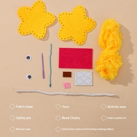 Sac fourre-tout en toile brodé parent-enfant, dessin animé, activité de maternelle, fait main, DIY, jeu de team building, cadeau personnalisé pour l'école