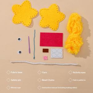 <span class=keywords><strong>Sac</strong></span> fourre-tout en toile brodé parent-enfant, motif dessin animé, pour activités de maternelle, jeu de bricolage fait main, jeu de cohésion d'équipe, <span class=keywords><strong>sac</strong></span> personnalisable pour l'école - Product Image 4