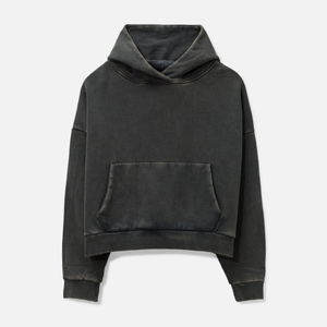 Nouveau Hoodie Décontracté Tendance pour Homme avec Logo Personnalisé, Style Vieilli, Vente en Gros, Coupe Ample Classique, Confortable, en Coton Lavé - Product Image 4