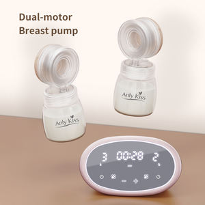 เครื่องปั๊<span class=keywords><strong>ม</strong></span>นมไฟฟ้าแบบพกพา Anly Kiss ขายส่ง แบบแฮนด์ฟรี <span class=keywords><strong>มอเตอร์</strong></span>คู่ แบตเตอรี่ 5200mAh ปราศจากสาร BPA ปั๊มคู่ - Product Image 6