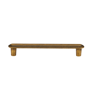 Modern 96mm Tırtıllı Antik Bronz Çinko Alaşımlı Uzun Çubuk Dolap Kulpları Mutfak Gardırop Çekmecesi için - Product Image 1
