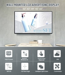 Pantallas Digitales LCD Interactivas de Alta Resolución para Montaje en Pared, para Tiendas Minoristas, Centros Comerciales y Ascensores - Uso en Interiores - Product Image 3