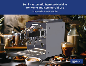 Máy pha cà phê Espresso bơm xoay điều khiển lưu lượng <span class=keywords><strong>PID</strong></span>, hệ thống hai boiler, E61 nhỏ gọn, 9 bar, một nhóm pha, chuyên nghiệp - Product Image 3