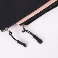 Étui à crayons en toile de dessin animé personnalisé grande fermeture à glissière en nylon pour papeterie sac de maquillage stockage cosmétique utilisation de cadeaux