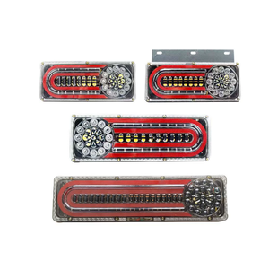 Luz Trasera LED para Automóvil, 12V-24V, para Camiones, Remolques, Vehículos Recreativos, IP67, Impermeable, Universal, Luz de Freno, Reversa, Direccional - Product Image 2