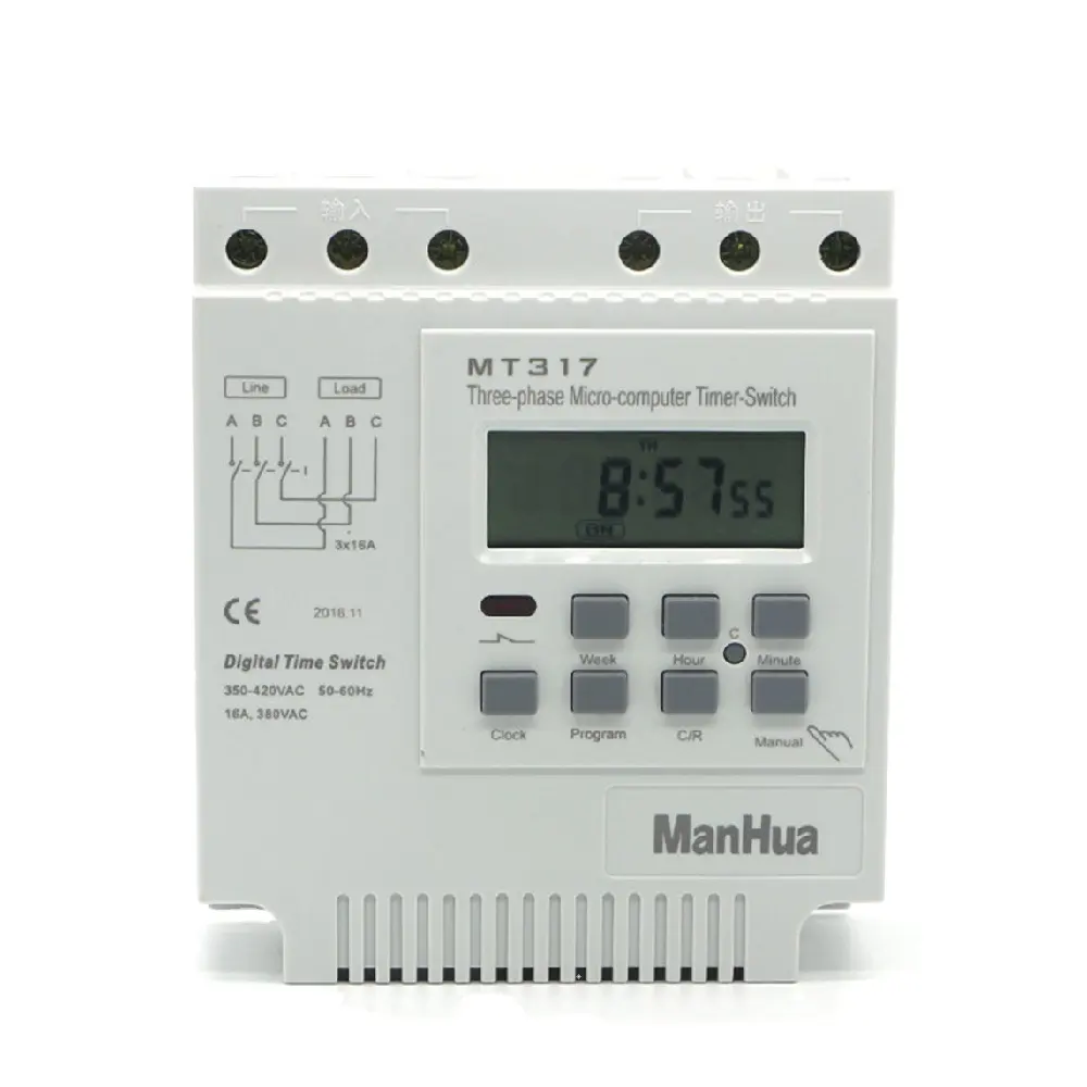 Manhua MT317ไฟฟ้ามอเตอร์ Timer 380V 3เฟสมอเตอร์