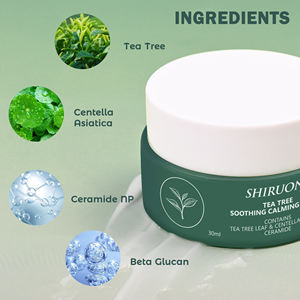 OEM ODM Gentle Natural Tea Tree Cica Calming Repairing <strong>Face</strong> <strong>Cream</strong> for Strengthening Skin Barrier Relieving Irritation - Product Image 2