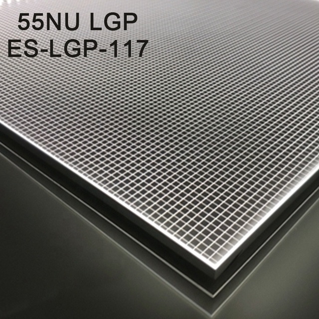 ES-LGP-117 Light Guide Plate Light Diffusing Plastic Sheet 55NU TV LGP