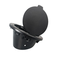 Couvercle de réservoir de carburant en métal noir pour Wrangler JK JKU Unlimited 2/4 portes 2007-2018, numéro de modèle OCC-1047-BK