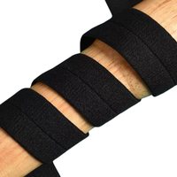 Sangles d'épaule double face en peluche rayée chevronnée en Spandex/Nylon, les plus vendues, pour vêtements de yoga et sous-vêtements