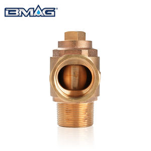 BMAG Feminino Masculino Rosca 90 Graus Latão <span class=keywords><strong>Plug</strong></span> Válvula De Alívio De Segurança Braçadeira De Tubo De Bronze Virola De Água Válvulas - Product Image 4