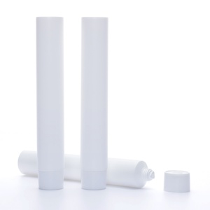 Wholesale Custom 10ml PET Soft Matte Nozzle Tube with Screw Cap Screen Printed Empty Beauty <b>Sunscreen</b> Cream Packaging - Product Image 3