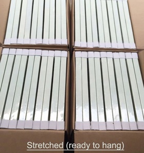 Pinturas al óleo sobre lienzo hechas a mano para decoración del hogar, arte de pared abstracto con purpurina dorada para Hotel, gran oferta - Product Image 4