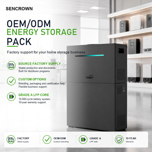 Pack de batteries de stockage d'énergie OEM ODM avec cellules LiFePO4 de qualité A pour le stockage d'énergie domestique - Product Image 1