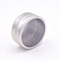 Boîte ronde et personnalisée en étain, boîtier d'emballage cadeau en métal massif avec couvercle de fenêtre en PVC transparent, livraison gratuite en chine