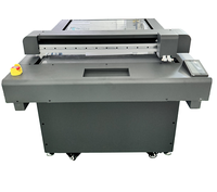 Cortadora de Cama Plana con Función de Corte y Hendido, Plotter de Corte de Contorno con Cámara CCD y Motor Paso a Paso para Máquina de Corte de Etiquetas y Pegatinas