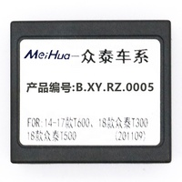Kit de instalación de radio y video para coche Meihua: Marco de salpicadero para Zotye T600 2014 con embellecedor frontal
