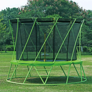 Parque al aire libre trampolines 12 pies niños populares y adultos diseño 14 pies tranpoline saltar chico trampolín al aire libre con recinto de red - Product Image 6
