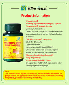 Gezondheidsvoedsel Wansongtang Merk Bereid Rabarber <span class=keywords><strong>Angelica</strong></span> <span class=keywords><strong>Capsules</strong></span> Gezondheidszorg Kruidenplant Extract Voedingssupplementen Capsule - Product Image 4