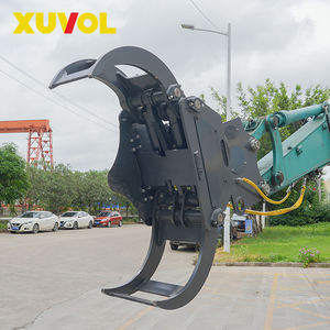 XUVOL 10-15 tonnes, accessoire pour excavatrice, OEM ODM, coupe-bambou, élagage municipal, jardinage, double cylindre, cisaille à bambou, cisaille à arbres - Product Image 6