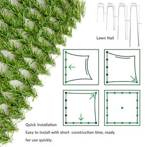 100% Drainage Ventilation Hybride Gazon Artificiel Qualité Supérieure Gazon Tissé Aménagement Paysager Champ Écologique Durable Putting Green - Product Image 6