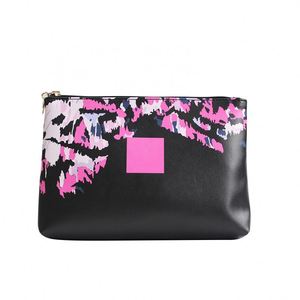 Sac de maquillage en nylon PU, design européen et américain, fabriqué en usine BSCI, sac de voyage tendance, sac de rangement portable pour cosmétiques et articles de toilette - Product Image 1