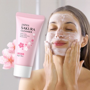 LAIKOU 50g Limpiador Facial Natural y Orgánico para el Cuidado de la Piel, Limpieza Profunda e Hidratante, Limpiador de Sakura Japonés - Product Image 1