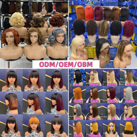 Nueva Llegada Peluca Rizada con Volumen, Cabello Humano Virgen Vietnamita con Cutícula Alineada, Pelucas Sin Pegamento 5x5, Doble Trama, Estilo Egg Roll, Ombre Marrón