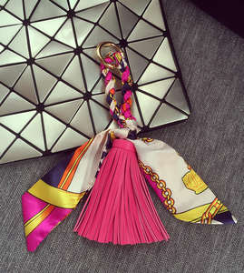 Llavero de Cuero de Lujo para Mujer, Estilo Nuevo, con Borla, para Llaves de Coche y Bolso, Accesorio Colgante - Product Image 6