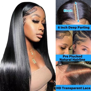 Lace Front Wigs Human Hair Pre Plucked with Baby Hair 13x4 Transparent Straight Lace Front Wigs for Women Human Hair Glueless - Product Image 2