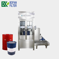 Machine de remplissage pneumatique de fûts de 200 L pour solvants/résines/encres/revêtements/peintures/émulsions, à faible coût d'entretien