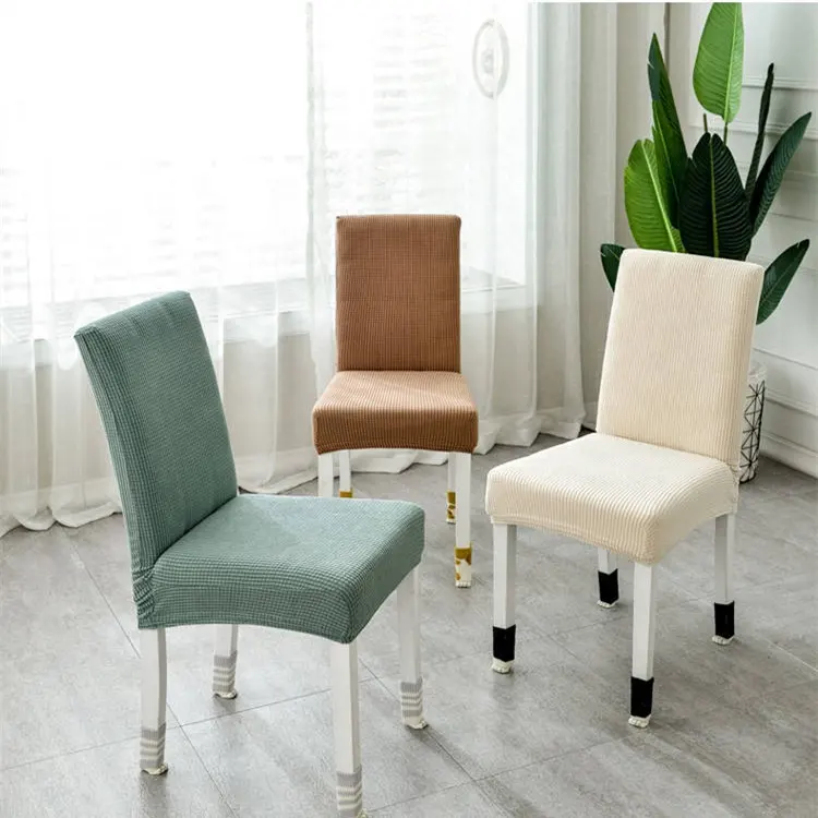 Fundas elásticas para sillas de comedor, cubiertas elásticas para sillas de uso doméstico y Hotel