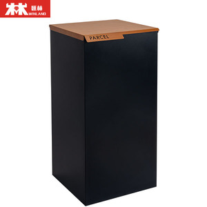 Kim loại ngoài trời thường vụ an toàn Key khóa bưu kiện thả hộp hộp Hộp Thư cho bài giao hàng - Product Image 2