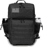 Sac à dos tactique de 45 L en gros, sac à dos de jour MOLLE, sac de survie, sac à dos de randonnée avec compartiment pour ordinateur portable, en nylon imperméable, LOGO personnalisé