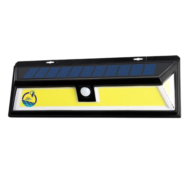 Nouveau 118/180 Led Cob lampes solaires extérieur sans fil étanche capteur de mouvement lumière grand Angle mur lumières de sécurité